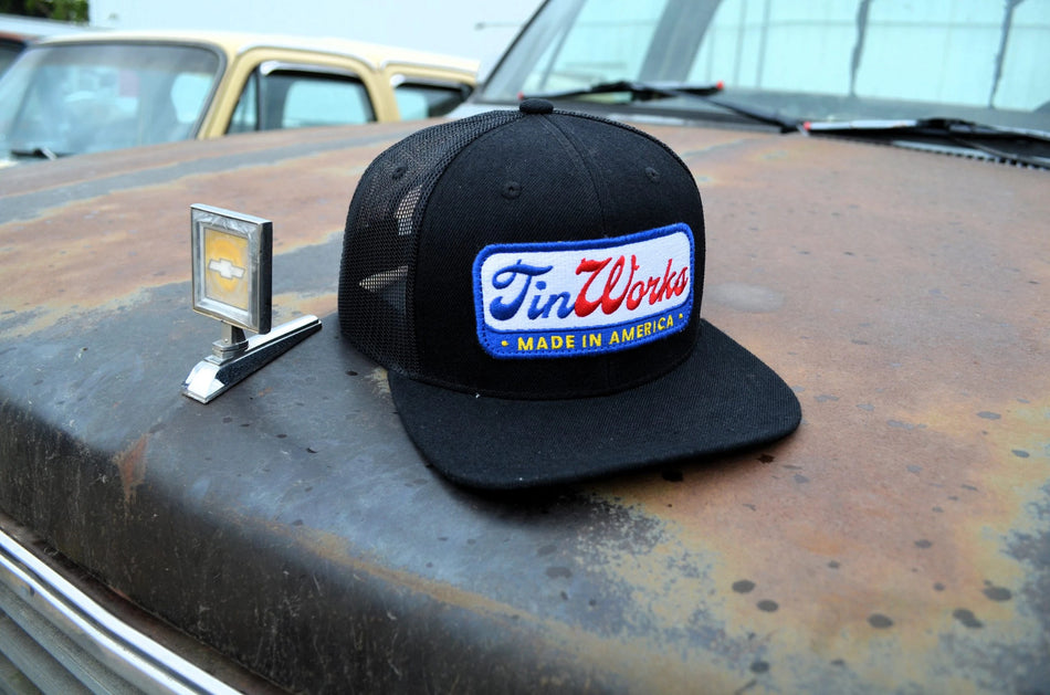 TinWorks Make in America Flat Bill Hat