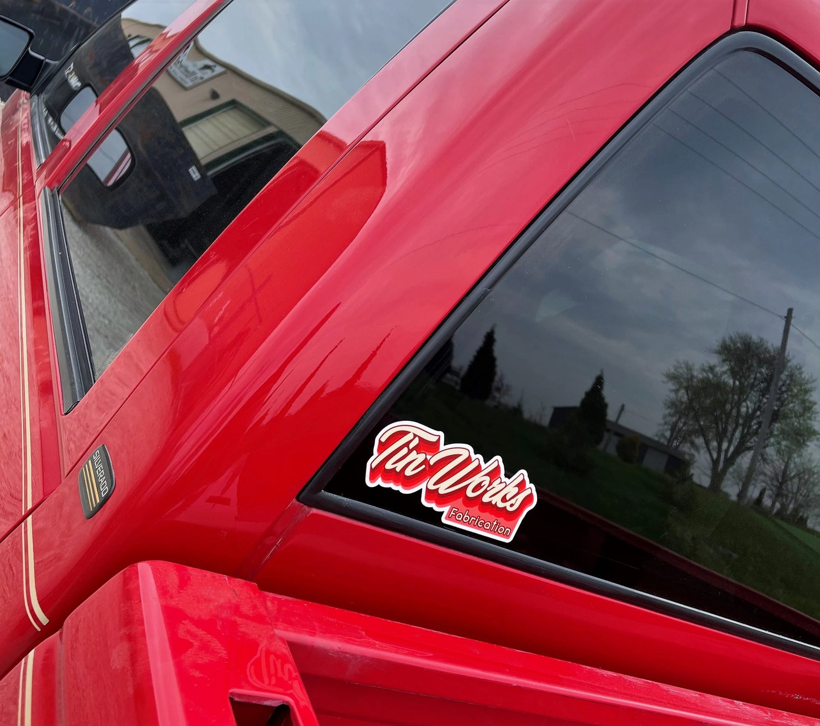 TinWorks red sticker