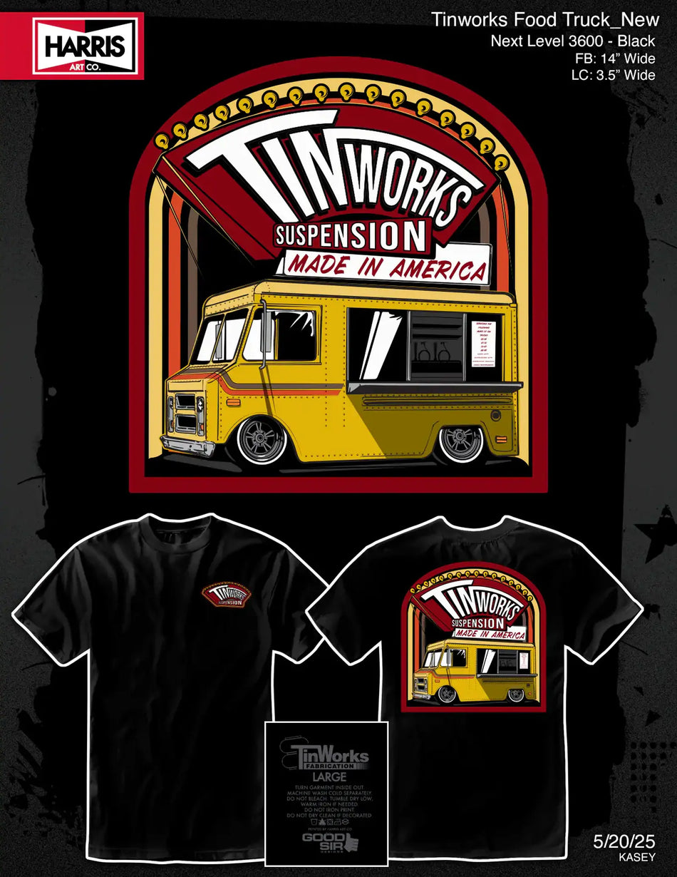 TinWorks food truck t-shirt