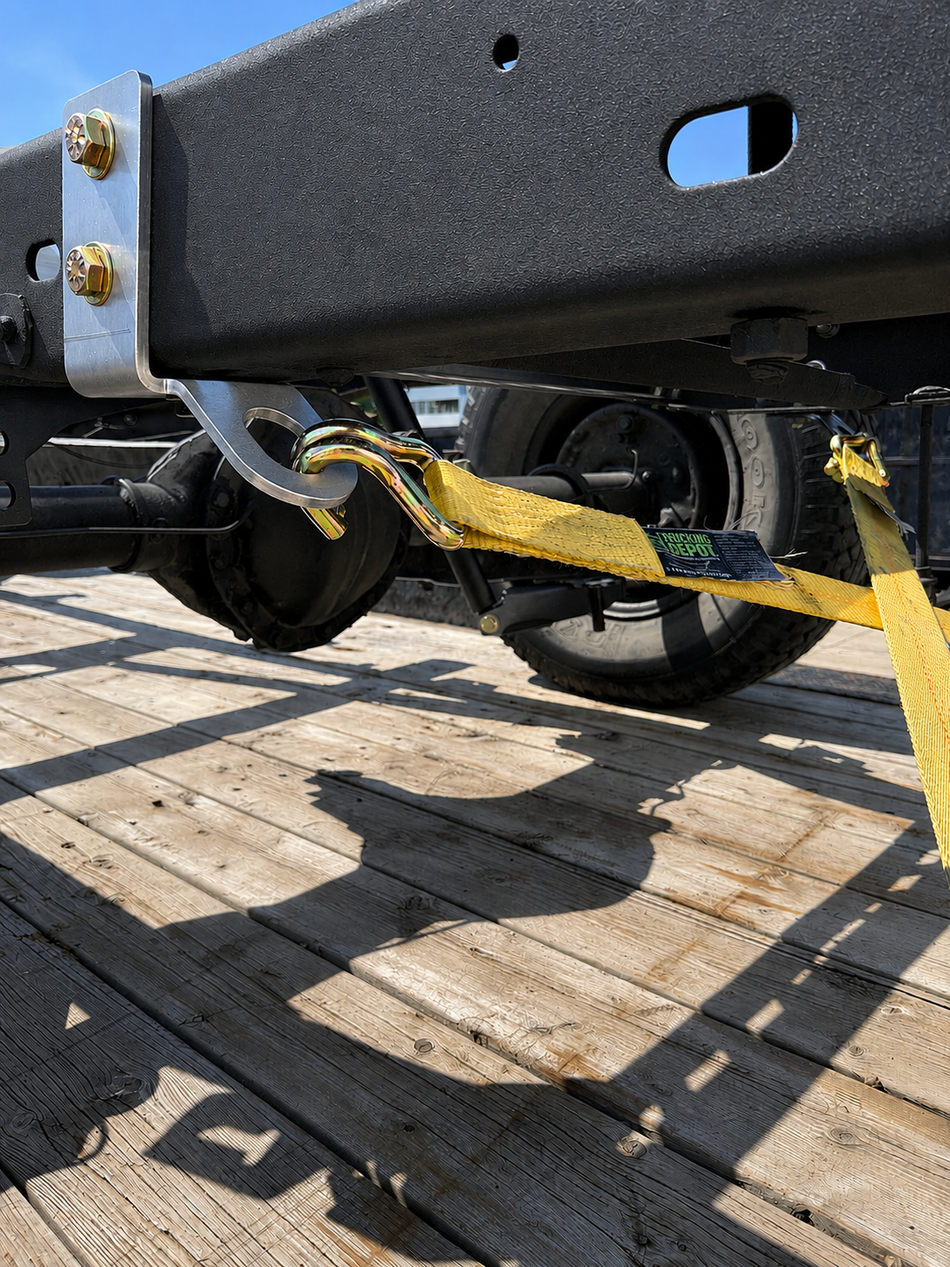 Lower Rear Frame Tie Down Brackets
