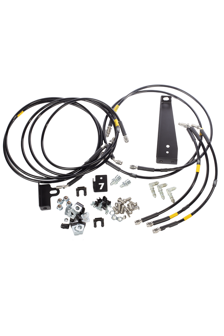 Pro Series Chassis Brake Plumbing Kit, 1988-98 Chevy / GMC C1500 OBS