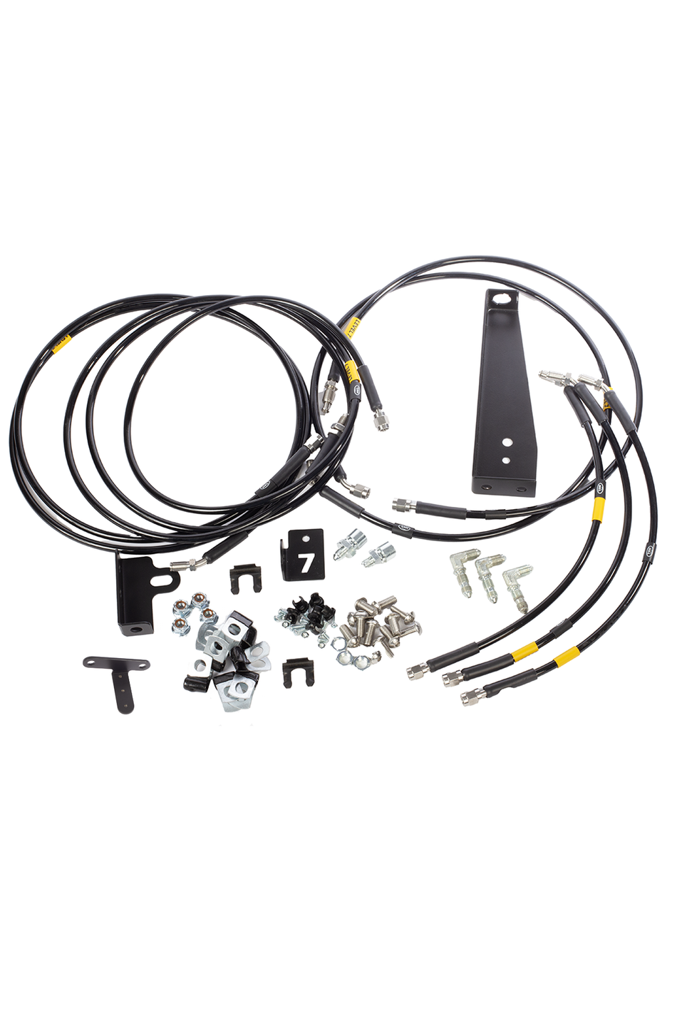 Pro Series Chassis Brake Plumbing Kit, 1988-98 Chevy / GMC C1500 OBS